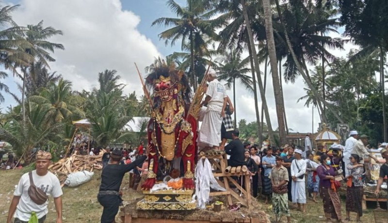 www.nusabali.com-puri-satria-kawan-gelar-prosesi-ngaben-massal-di-desa-paksebali