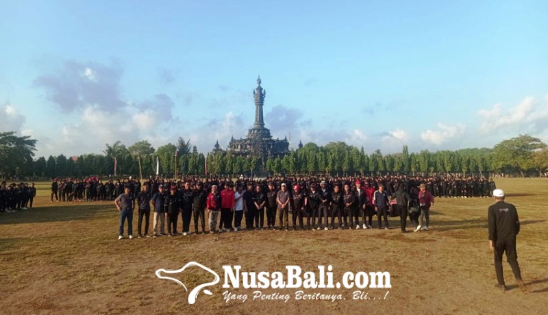 www.nusabali.com-pecut-semangat-atlet-pon-koni-bali-gelar-apel-siaga