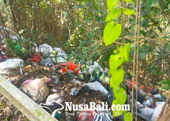 Nusabali.com - sampah-di-bawah-jembatan-kembar-tebar-bau-busuk