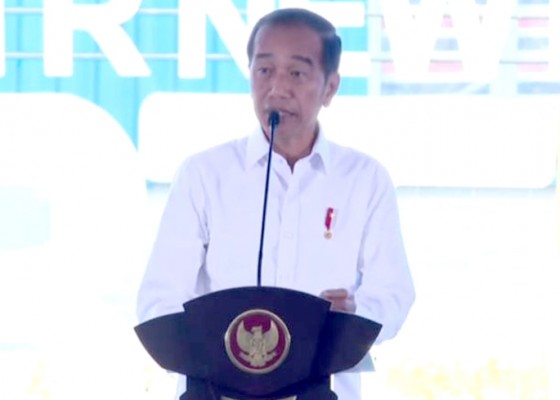 Nusabali.com - jokowi-resmikan-pabrik-litium