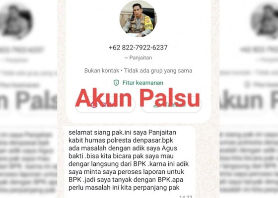 Nusabali.com - nama-kabid-humas-polda-bali-dicatut-pelaku-pemerasan