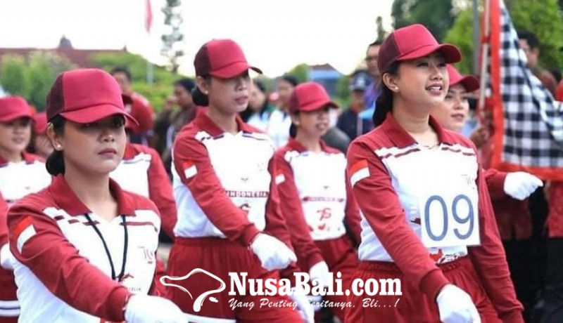 www.nusabali.com-36-regu-putri-ikuti-lomba-gerak-jalan