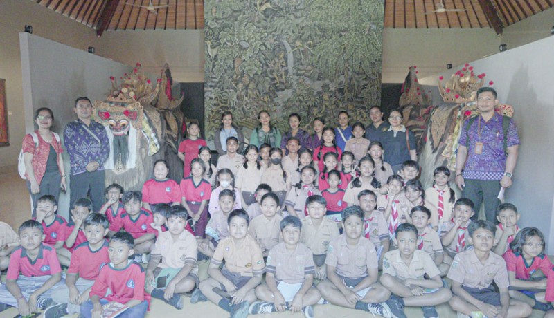 www.nusabali.com-disdikpora-badung-ajak-siswa-sd-kunjungi-museum-pasifika