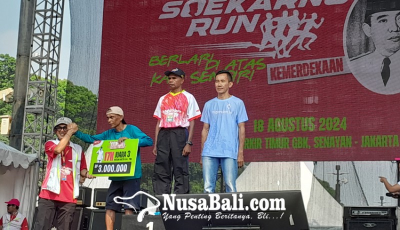 www.nusabali.com-ketua-pami-bali-juara-soekarno-run