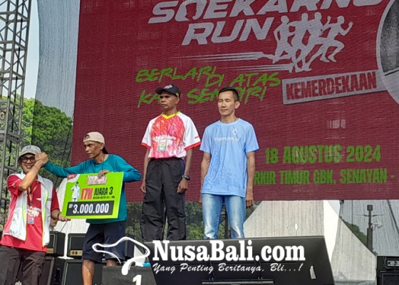 Nusabali.com - ketua-pami-bali-juara-soekarno-run