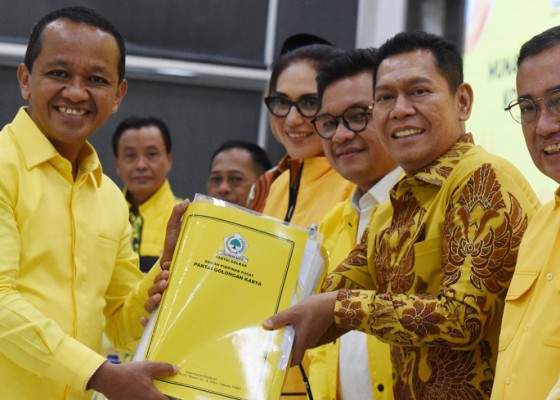 Nusabali.com - bahlil-resmi-daftar-calon-ketum-golkar