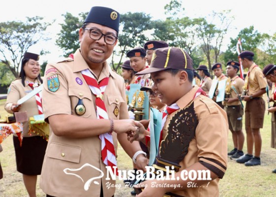 Nusabali.com - apel-hari-jadi-pramuka