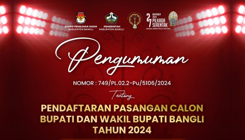 www.nusabali.com-pengumuman-pendaftaran-pasangan-calon-bupati-dan-wakil-bupati-bangli-tahun-2024