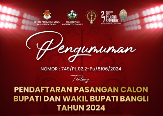 Nusabali.com - pengumuman-pendaftaran-pasangan-calon-bupati-dan-wakil-bupati-bangli-tahun-2024