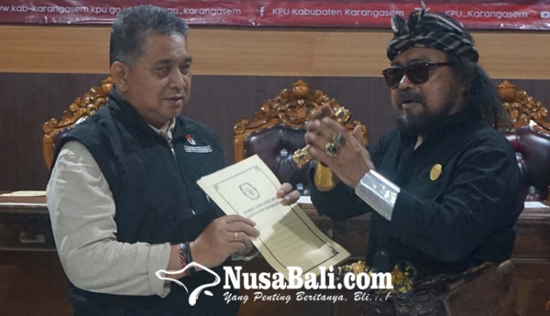 www.nusabali.com-kari-subali-ismaya-jaya-daftar-kpu-29-agustus-didampingi-satgas-anti-money-politic-se-karangasem