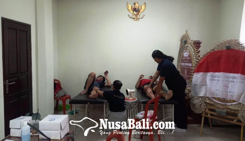 www.nusabali.com-posko-kesehatan-koni-bali-layani-20-atlet-tiap-hari