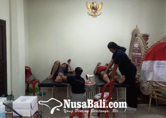 Nusabali.com - posko-kesehatan-koni-bali-layani-20-atlet-tiap-hari