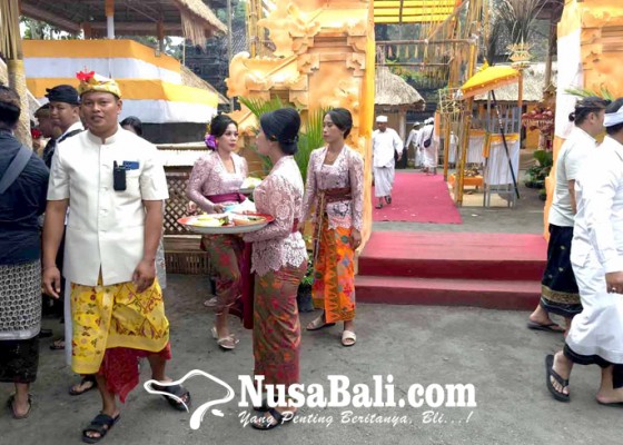 Nusabali.com - ngeroras-massal-satukan-4-soroh-di-banjar-adat-pakel