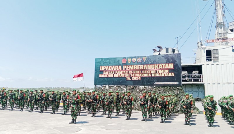 www.nusabali.com-isak-tangis-iringi-keberangkatan-350-prajurit-ke-perbatasan-timor-leste