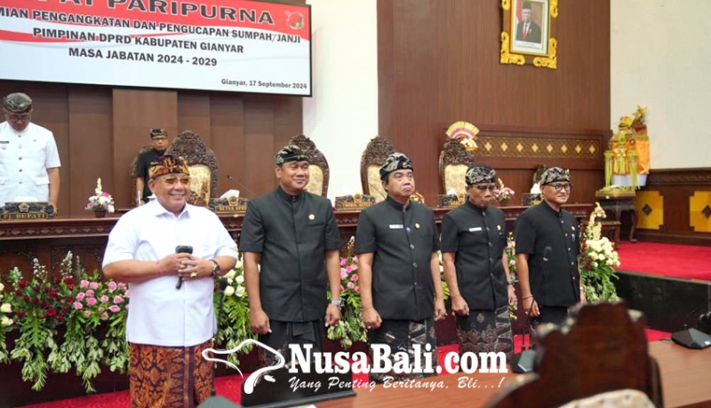 www.nusabali.com-sudarsana-dilantik-jadi-ketua-dprd-gianyar