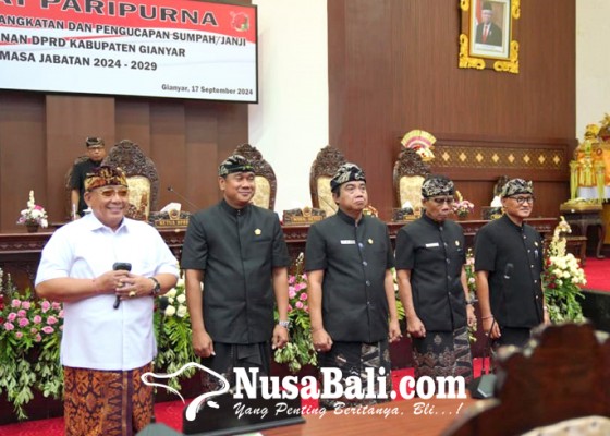 Nusabali.com - sudarsana-dilantik-jadi-ketua-dprd-gianyar