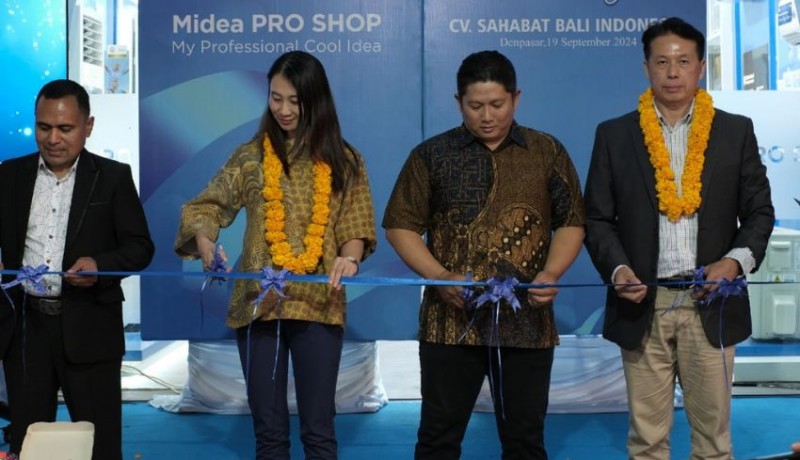 www.nusabali.com-resmikan-pro-shop-ke-5-di-bali-midea-perluas-jangkauan