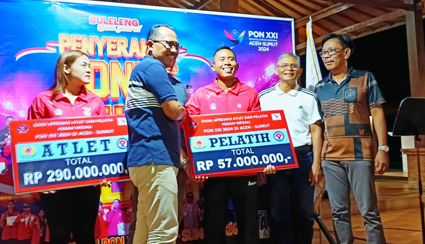 27 Atlet PON Buleleng Terima Bonus