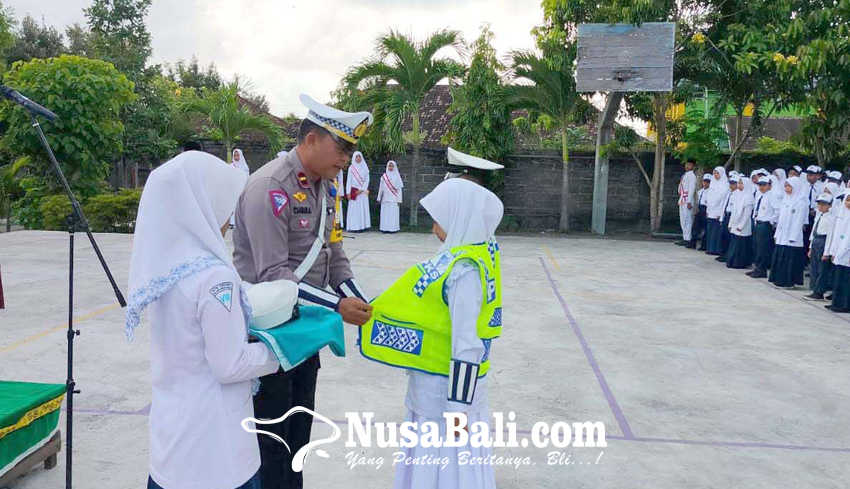 Satlantas Kukuhkan Patroli Keamanan Sekolah MTsN