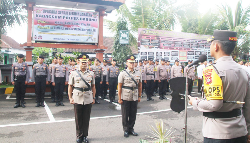 Kabag SDM Polres Badung Diganti