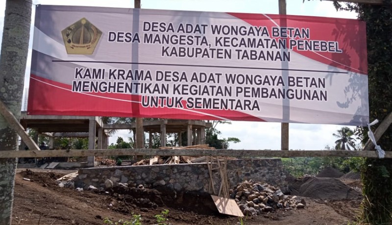 www.nusabali.com-warga-wangaya-betan-tolak-pembangunan-vila