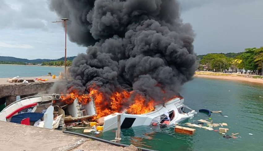 Speedboat Terbakar, Cagub Maluku Utara Meninggal