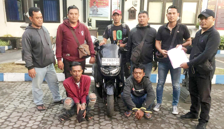 Duo Garong Motor Diamankan di Gilimanuk