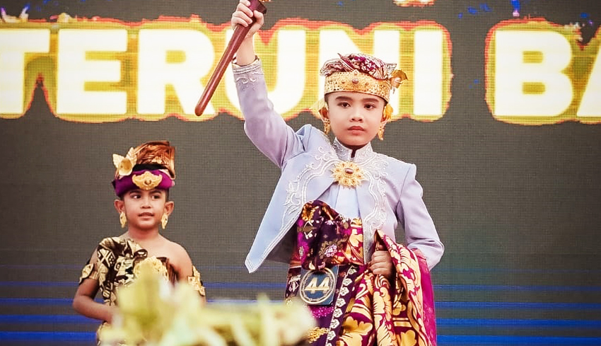 Gung Bagus Raih Juara I Ajang Teruna Teruni Bali Cilik 2024