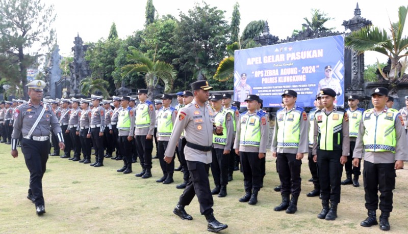 www.nusabali.com-polres-klungkung-apel-pasukan-operasi-zebra-agung-2024