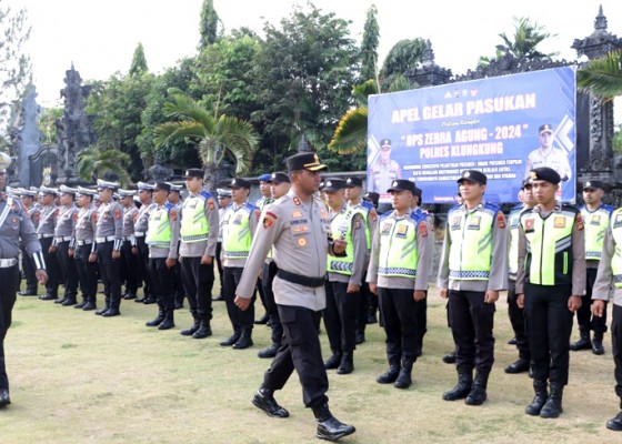 Nusabali.com - polres-klungkung-apel-pasukan-operasi-zebra-agung-2024