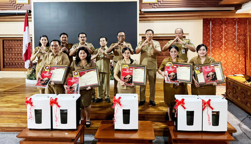 Penghargaan untuk Perangkat Daerah Tertib Arsip