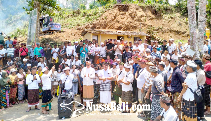 1.000an Warga Gajah Para, Mareresik II di Lokasi Pura Pedharman