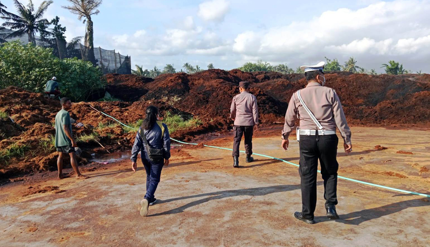 Lagi, Lahan Penampungan Cocopeat di Cupel Terbakar