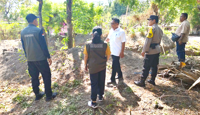 BPBD Tinjau Bale Banjar Tertimbun Banjir Bandang