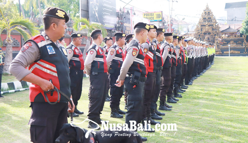 Amankan Pelantikan Presiden, Polres Buleleng Kerahkan Pasukan