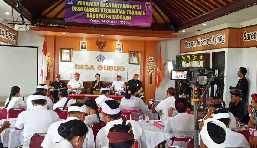 Gubug Berlomba Desa Anti Korupsi Provinsi Bali