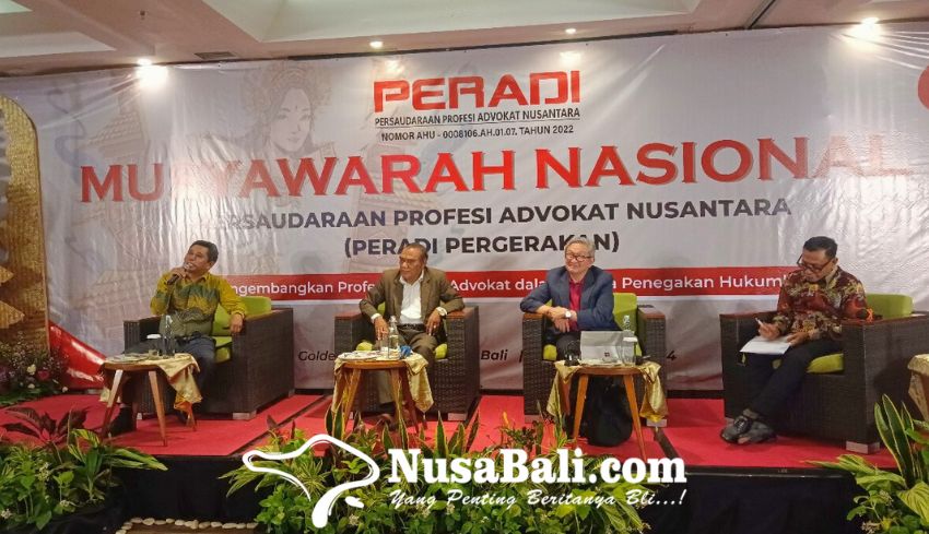 Peradi Pergerakan Gelar Munas Perdana, Wujudkan Advokat Profesional dan Berintegritas