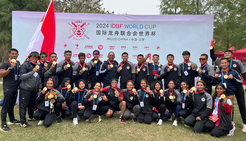 Dragon Boat Indonesia Raih Satu Emas di China