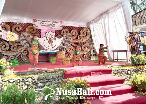 Nusabali.com - sdn-4-bukit-launching-tari-kreasi-sundari-bhumi