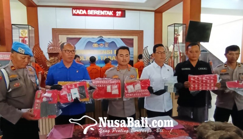 www.nusabali.com-polres-tabanan-ringkus-16-tersangka