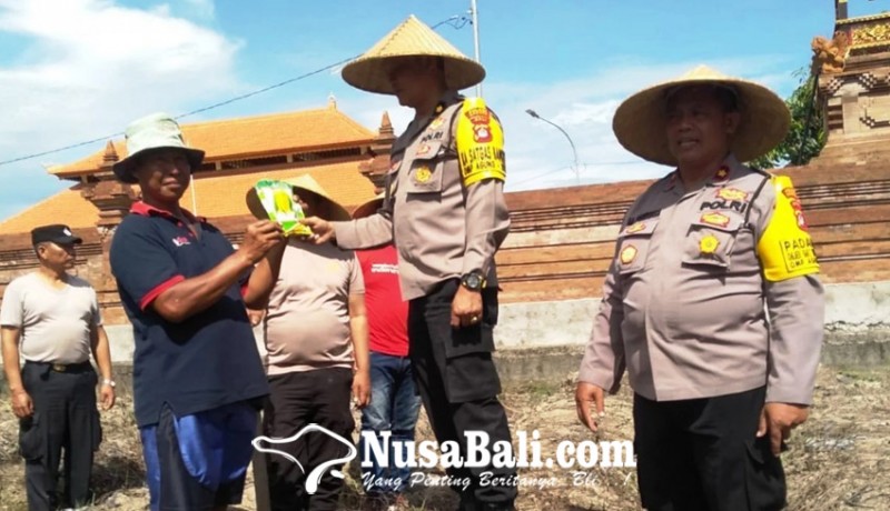 www.nusabali.com-polres-badung-tanam-bibit-hortikultura