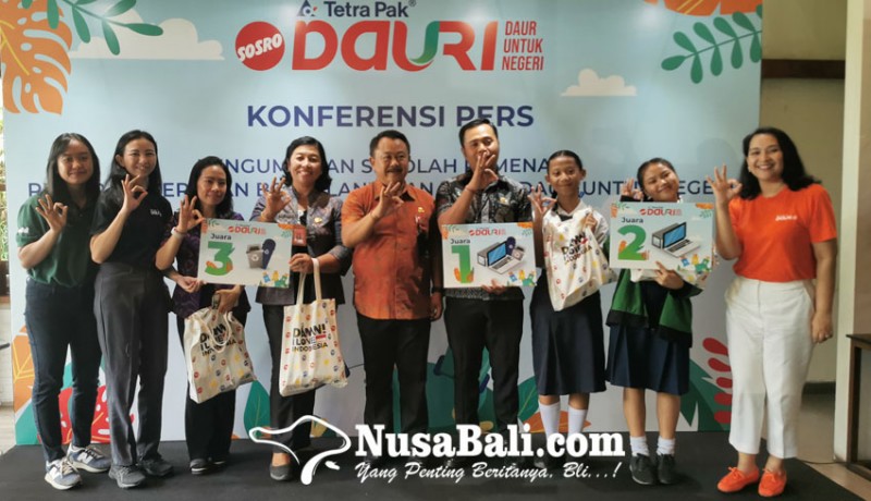 www.nusabali.com-program-dauri-libatkan-30-sekolah-di-bali-untuk-edukasi-daur-ulang