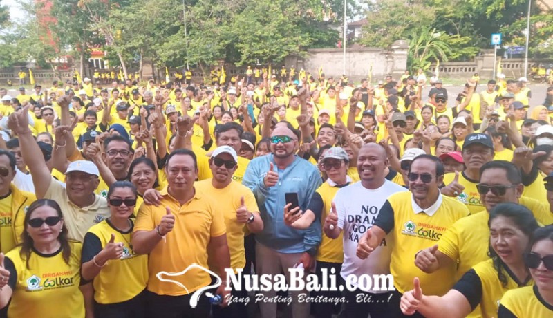 www.nusabali.com-senam-partai-golkar-catat-rekor-muri