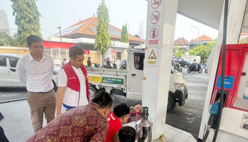 www.nusabali.com-pastikan-akurasi-alat-pengisian-bbm-pertamina-periksa-214-spbu-di-bali