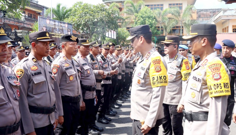 www.nusabali.com-kapolda-keliling-polres-cek-kesiapan-pengamanan-pilkada