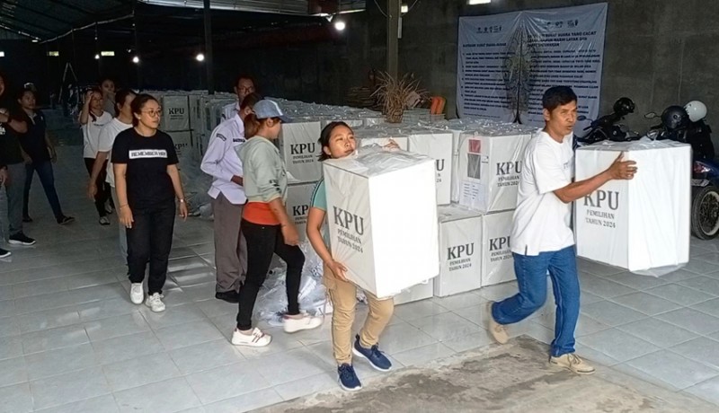 www.nusabali.com-kpu-bangli-distribusikan-logistik-pilkada