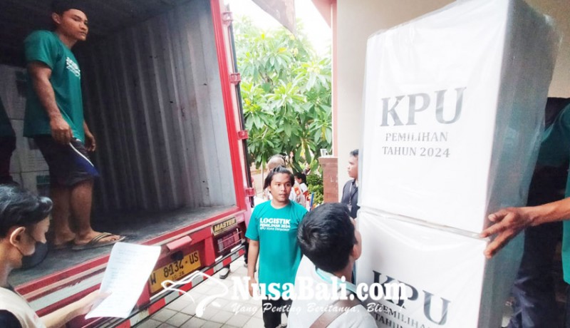 www.nusabali.com-kpu-denpasar-distribusikan-logistik-pilkada-ke-43-desakelurahan