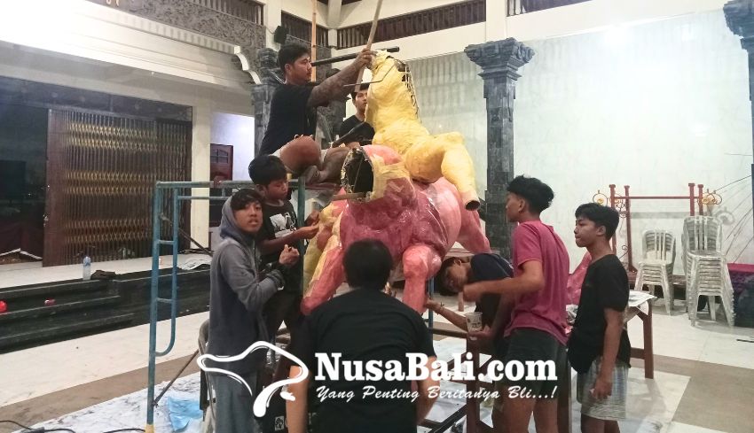 Demi Hasil Maksimal, ST Taman Sari Banjar Lantang Bejuh Lebih Awal Garap Ogoh-Ogoh