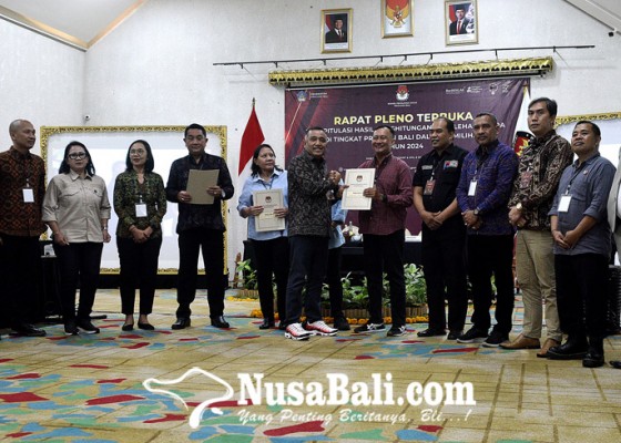 Nusabali.com - kpu-bali-ketok-palu-hasil-pilgub-bali