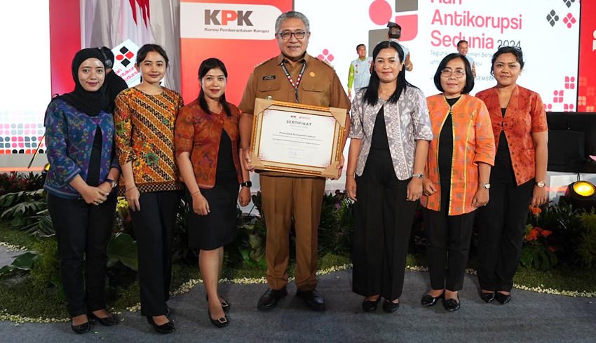 Pemkab Gianyar Sabet Penghargaan Terbaik Pertama Nasional